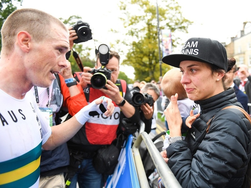 Rohan Dennis a jeho bývalá manželka Melissa Hoskinsová 