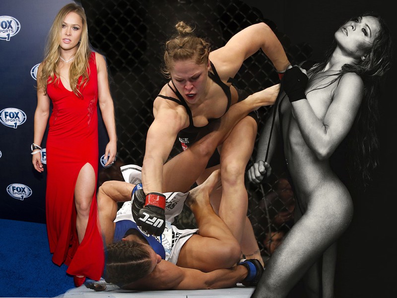 Sexi bojovníčka Ronda Rouseyová v spoločenskom, v ringu a vyzlečená pred fotoaparátom