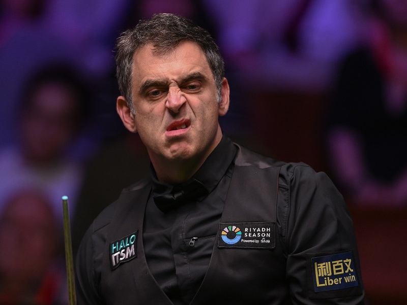 Ronnie O'Sullivan počas semifinálového súboja