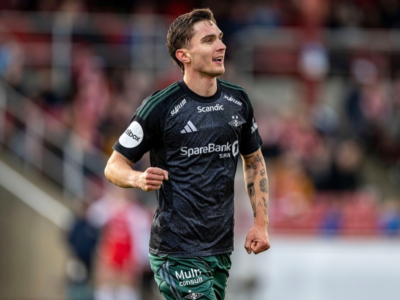 Dávid Ďuriš v drese Rosenborgu Trondheim