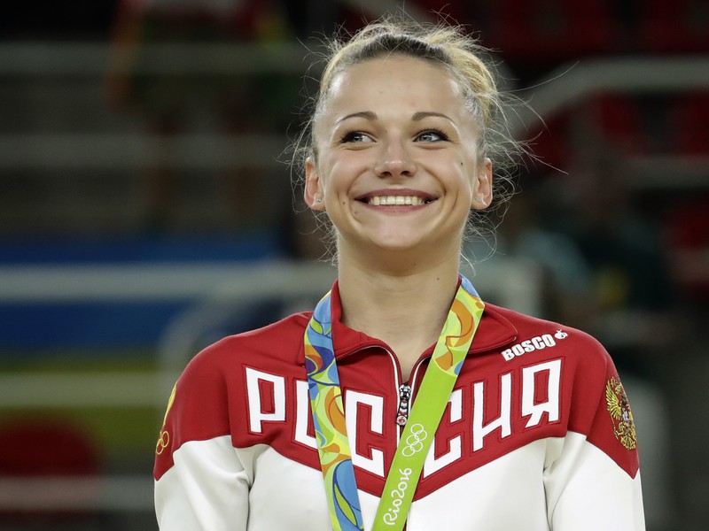 Ruská gymnastka Maria Paseka