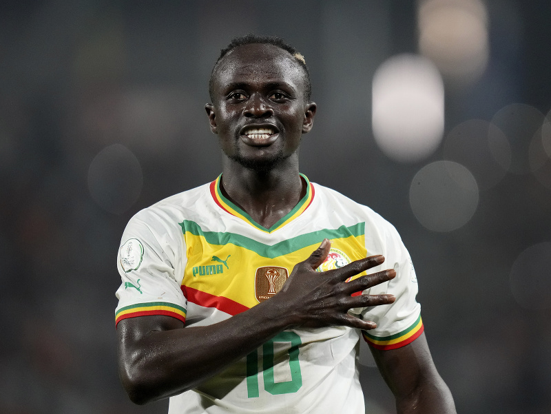 Sadio Mané v reprezentačnom drese Senegalu