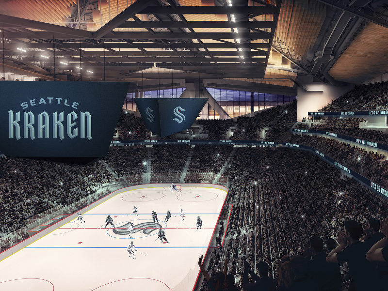Na grafickej snímke je logo a názov nového klubu zámorskej hokejovej NHL, ktorý sa bude volať Seattle Kraken