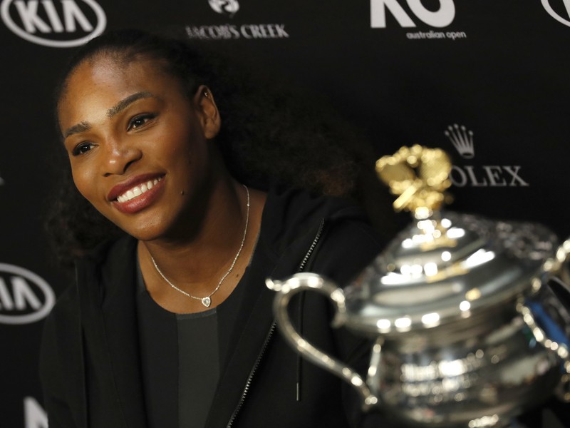 Serena Williamsová po víťazstve na Australian Open 