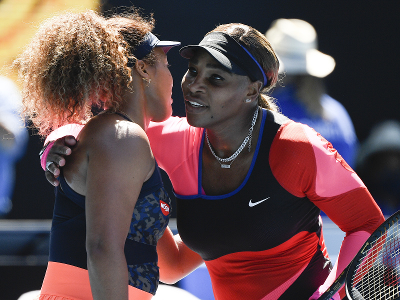 Naomi Osaková a Serena Williamsová