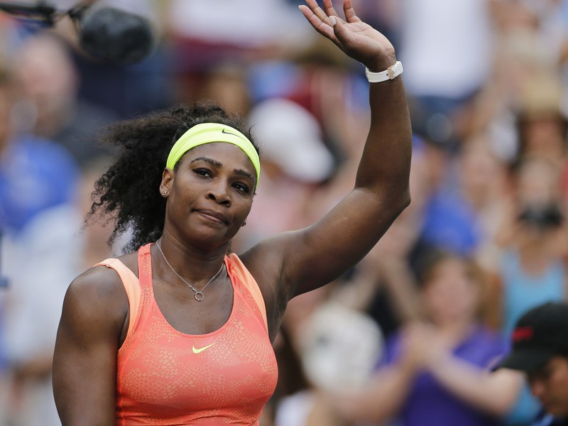 Serena Williamsová po postupe do semifinále