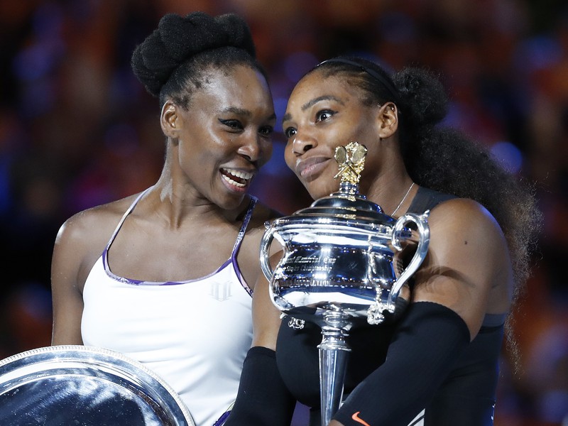 Serena Williamsová a Venus Williamsová 