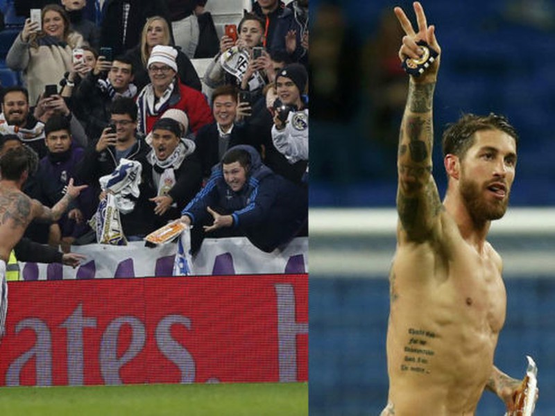 Sergio Ramos vymenil svoj dres za obed