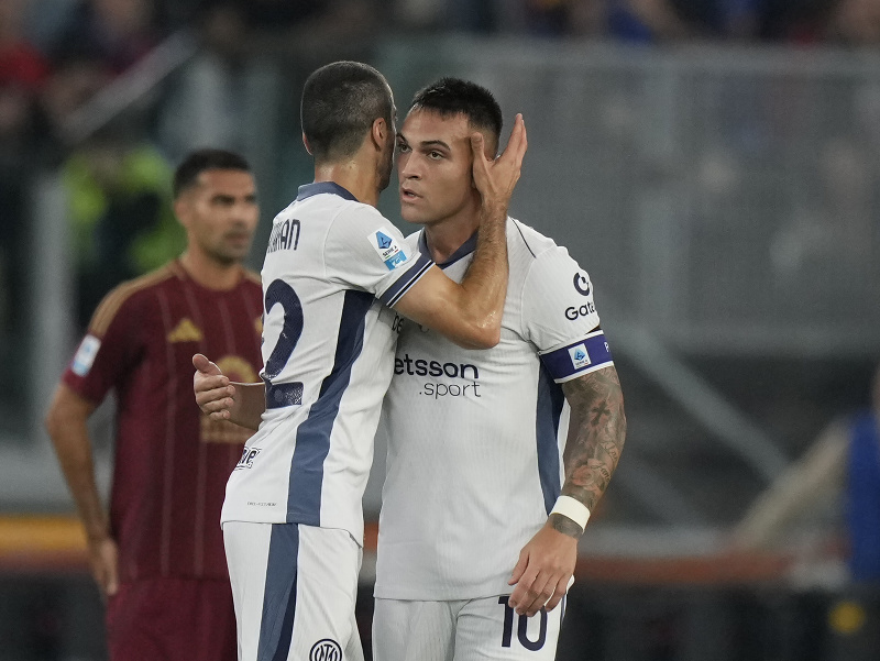 Lautaro Martínez oslavuje gól

 