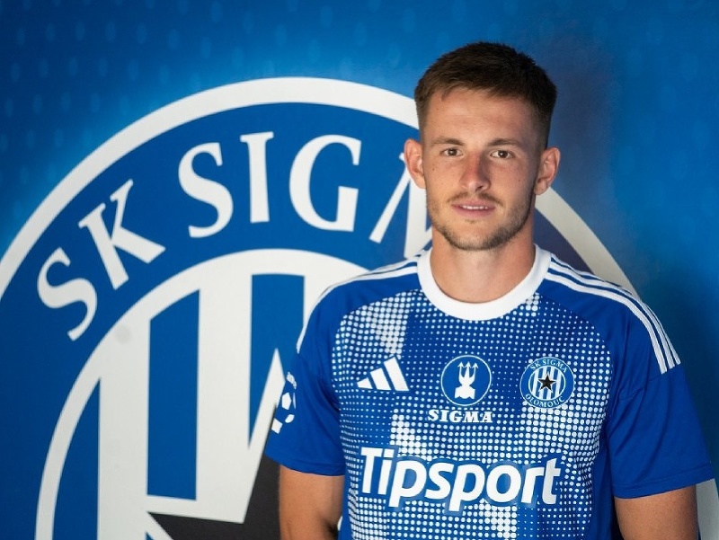 Slovenský stredný obranca Matúš Malý prestúpil do Olomouca