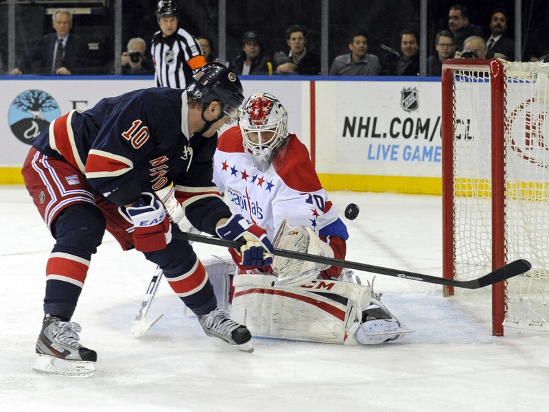 Braden Holtby a Marián Gáborík