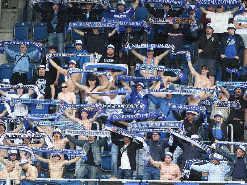 Fanúšikovia českého klubu SK Sigma Olomouc