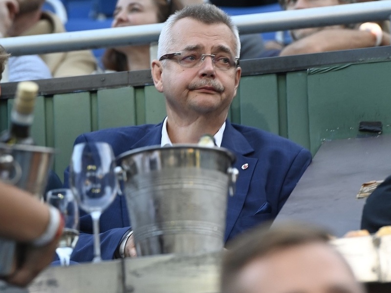 Šéf Slavie Praha Jaroslav Tvrdík