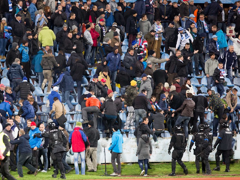 Incident v hľadisku poznačil celé stretnutie medzi Slovanom a Spartou