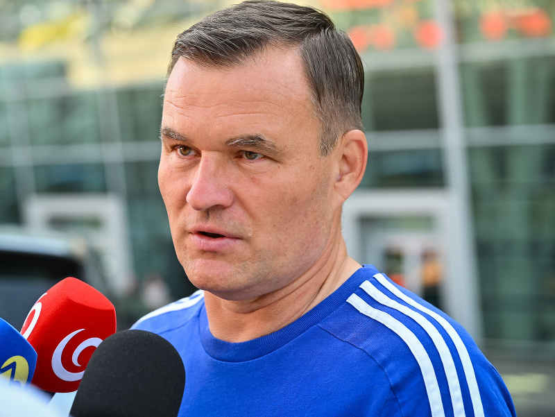 Na snímke asistent trénera Slovana Bratislava, Boris Kitka