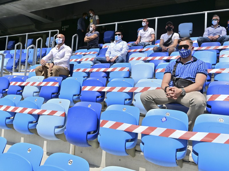 Futbalový klub ŠK Slovan Bratislava ukážkovo predviedol preventívne opatrenia na štadióne