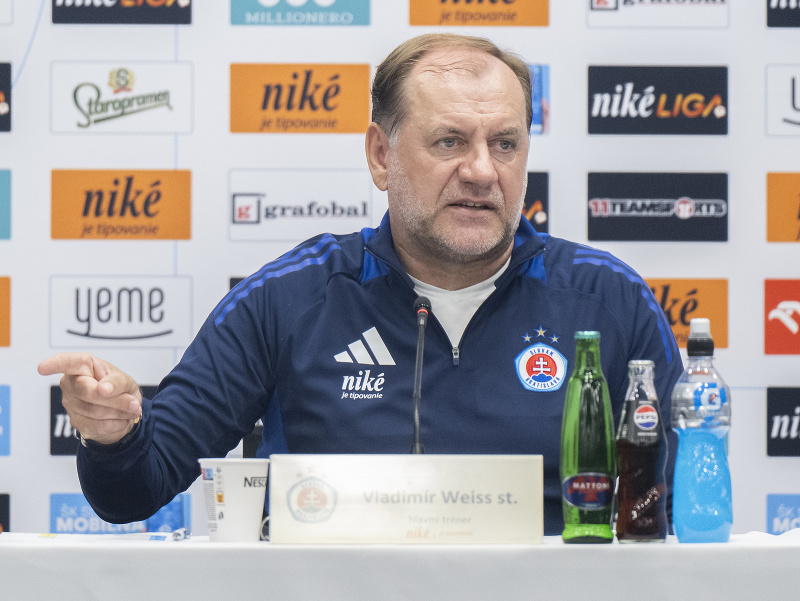 Tréner ŠK Slovan Bratislava Vladimír Weiss st.