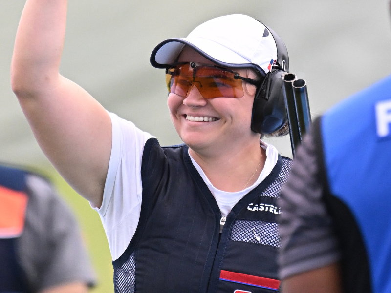 Na snímke slovenská strelkyňa Vanesa Hocková 