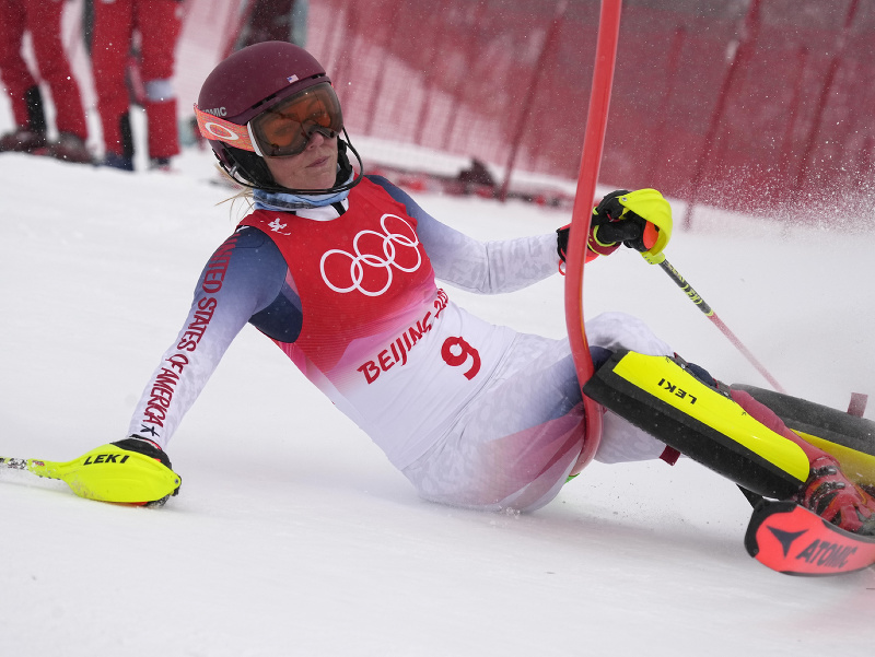 Mikaela Shiffrinová nedokončila slalomovú časť alpskej kombinácie na ZOH 2022