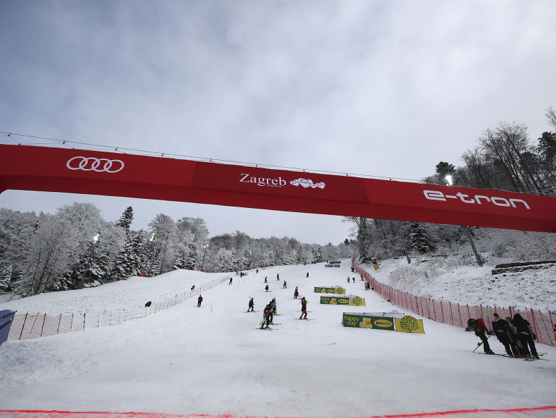 Slalom mužov v Záhrebe zrušili pre nepriaznivé podmienky