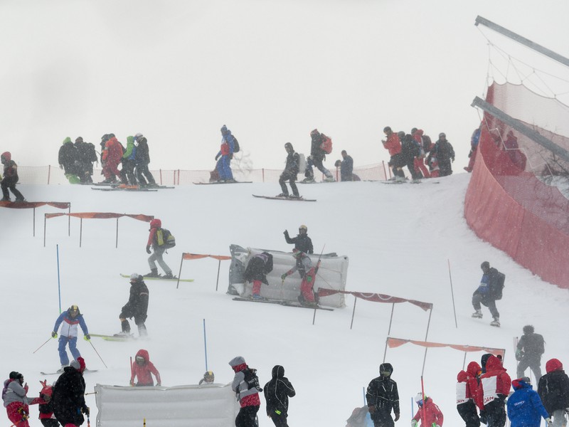 Olympijský slalom na ZOH v stredu opäť zrušili pre silný vietor
