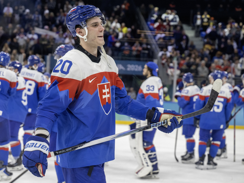 Sklamaný Juraj Slafkovský po zápase o bronz na ZOH 2026