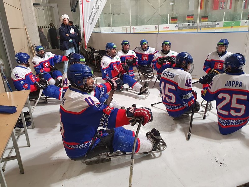 Slovenskí reprezentanti v sledge hokeji