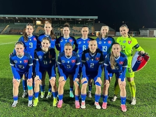 Slovenské futbalistky do 17 rokov pred súbojom s Poľskom