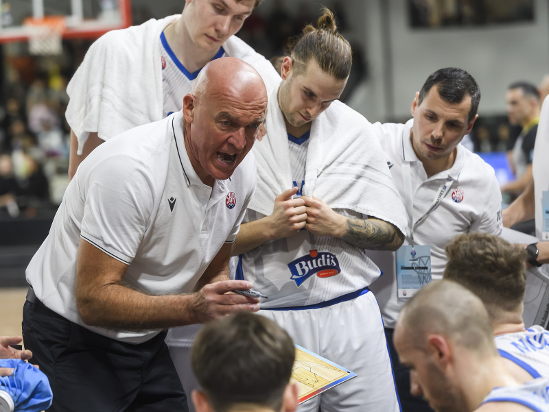 Na snímke tréner slovenskej basketbalovej reprezentácie Aramis Naglič 