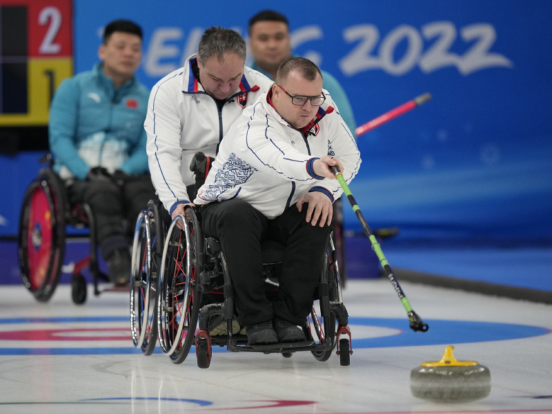 Slovenskí curleri na vozíku prehrali na ZPH 2022 v Pekingu s domácimi obhajcami zlata Číňanmi