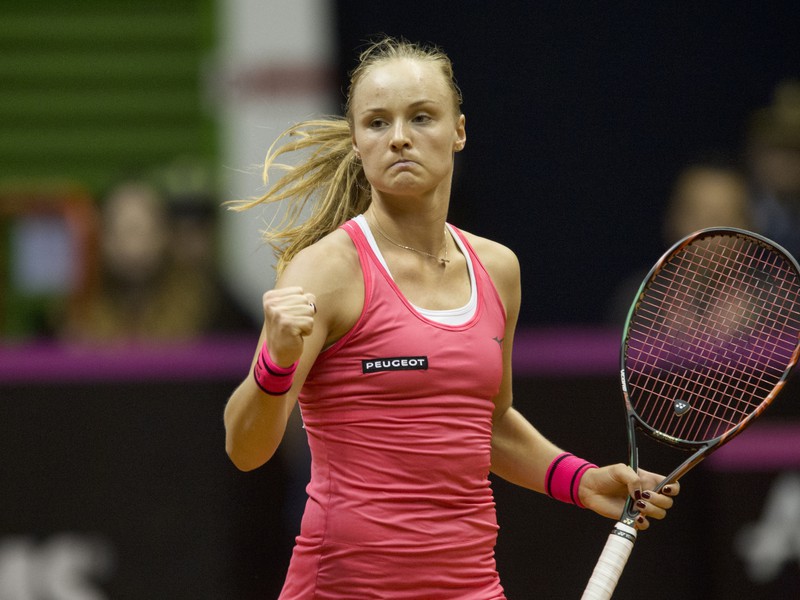 Na snímke slovenská reprezentantka Rebecca Šramková