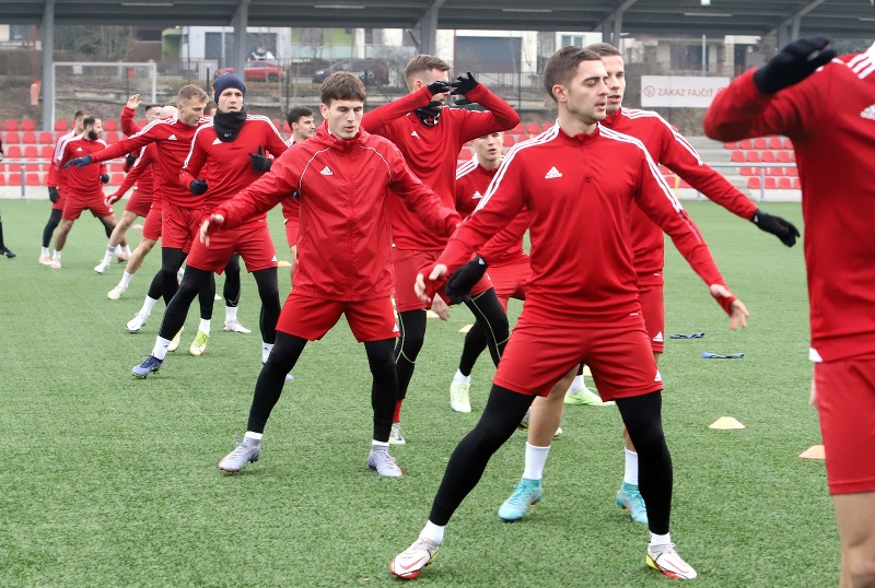 Na snímke zimná príprava klubu Fortuna ligy MFK Dukla Banská Bystrica