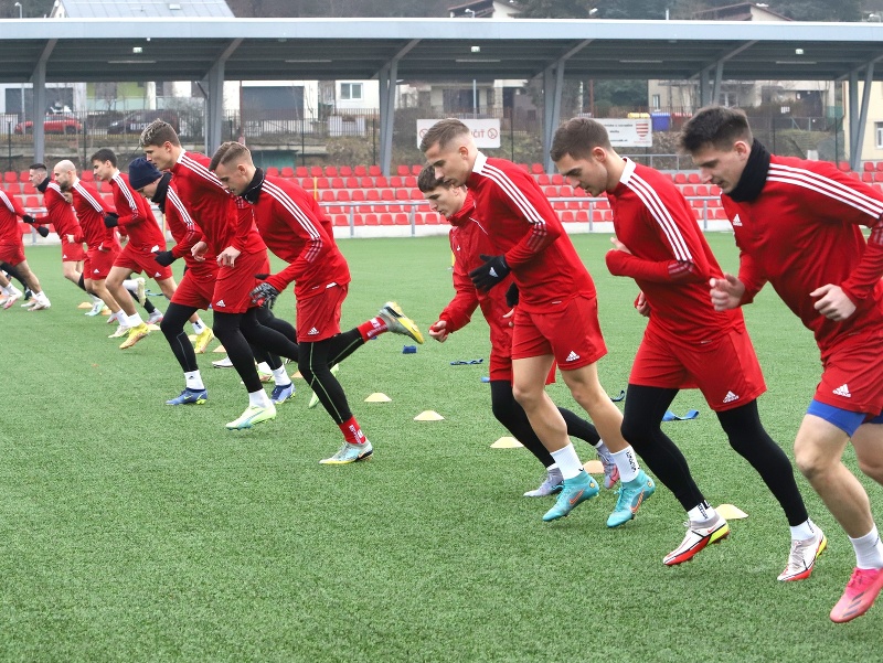 Na snímke zimná príprava klubu Fortuna ligy MFK Dukla Banská Bystrica