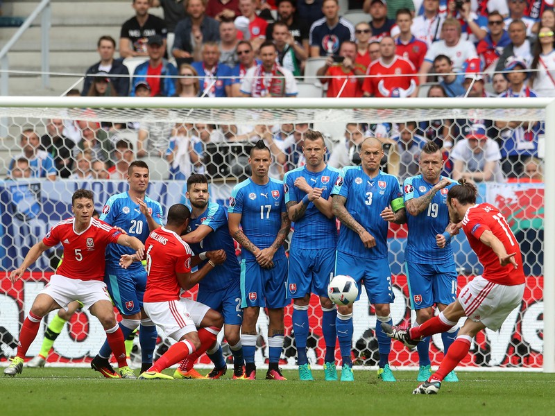 Gareth Bale strieľa gól 