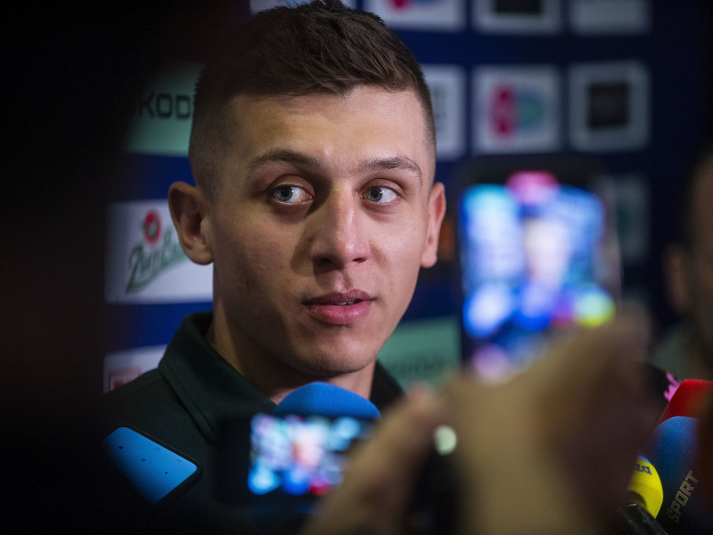 Na snímke slovenský hokejový reprezentant a obranca Martin Fehérváry 