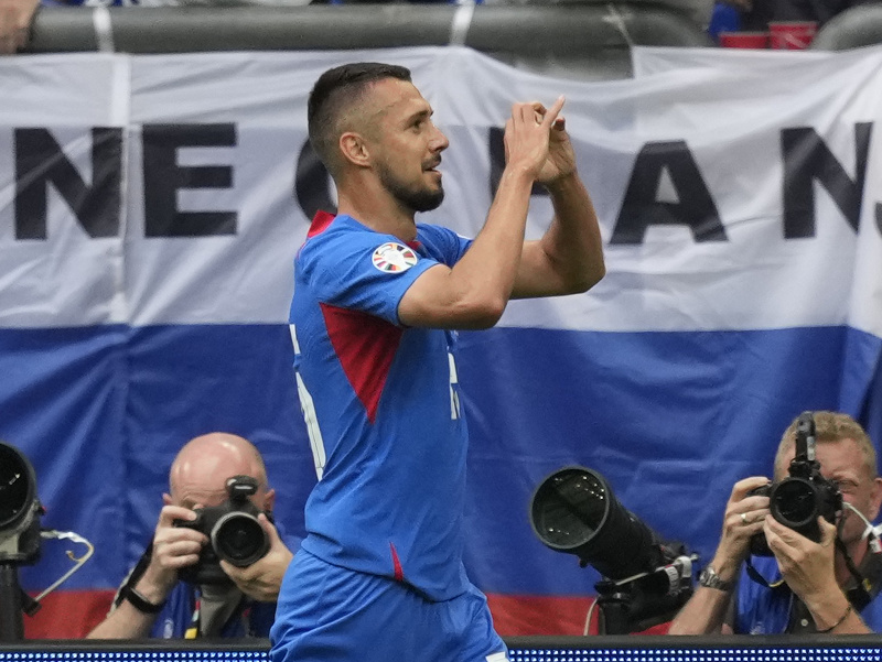 Ivan Schranz posiela gólový odkaz na tribúnu