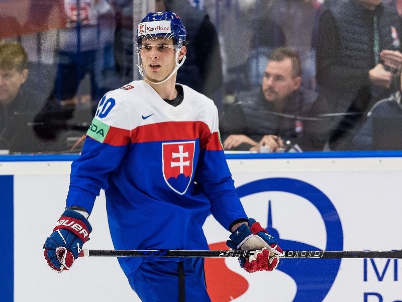 Juraj Slafkovský na MS v hokeji 2024