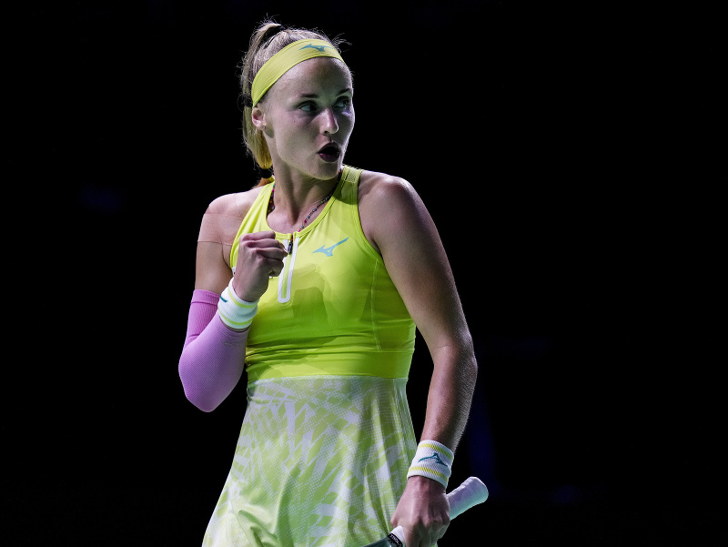 Rebecca Šramková počas súboja s americkou jednotkou Danielle Collinsovou