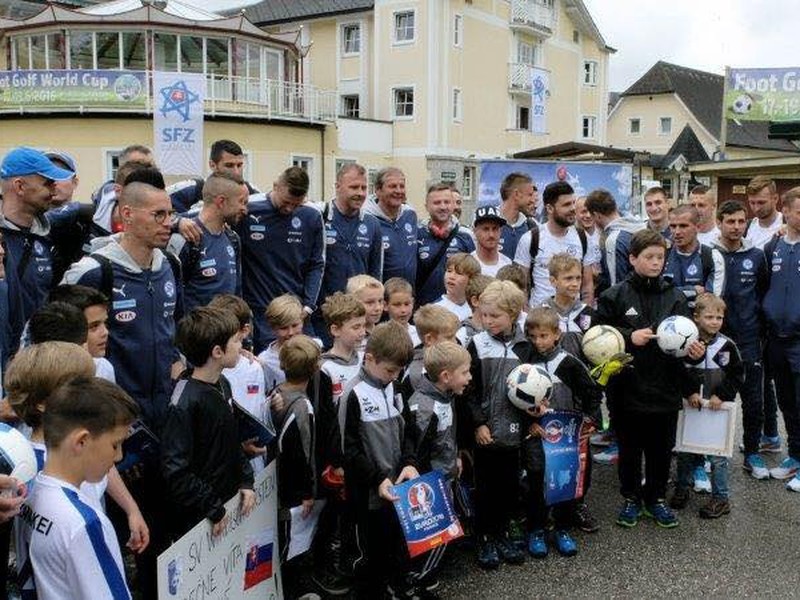 Slovenskú reprezentáciu čakalo po príchode milé prekvapenie