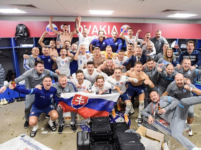 Slováci oslavujú postup na EURO