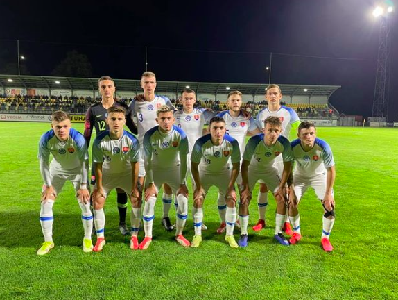 Gólové oslavy slovenských mladíkov