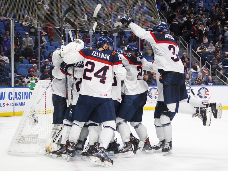 Radosť mladých Slovákov po triumfe nad USA 