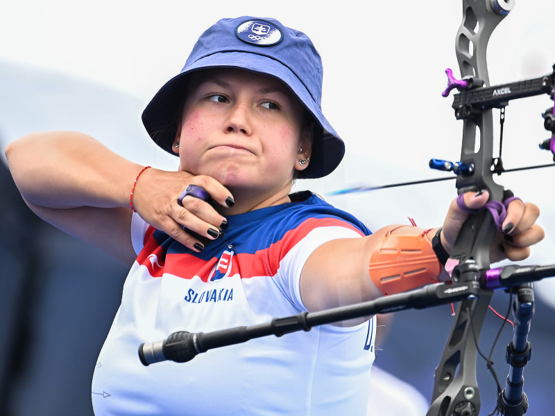 Slovenská lukostreľkyňa Denisa Baránková 