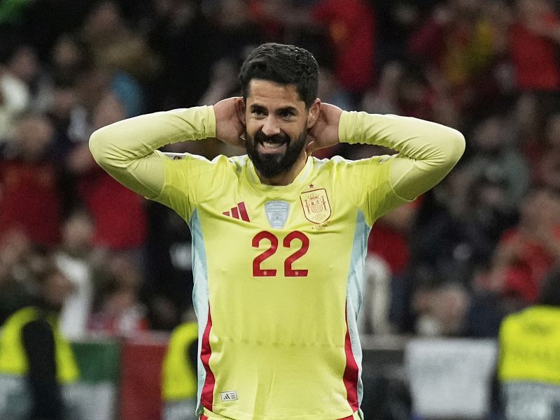 Isco v drese španielskej futbalovej reprezentácie