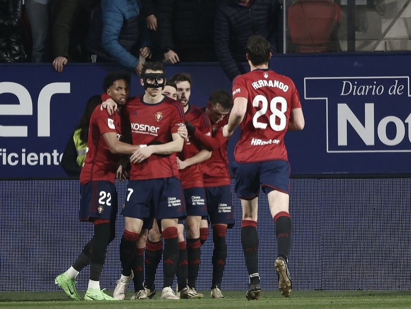 Ante Budimir a gólové oslavy futbalistov Osasuny Pamplon