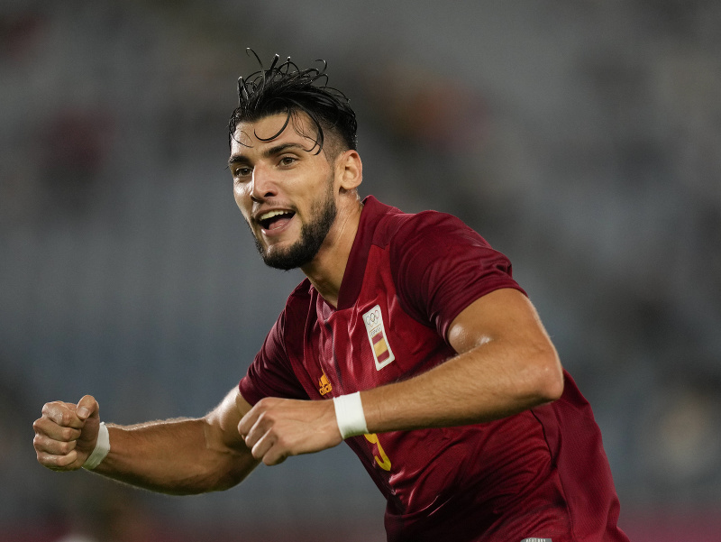 Rafa Mir oslavuje gól