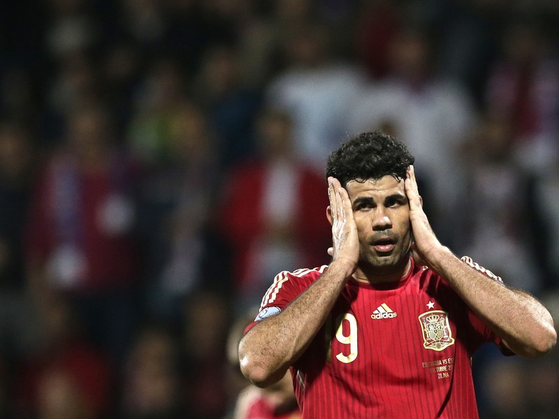 Frustrovaný Diego Costa