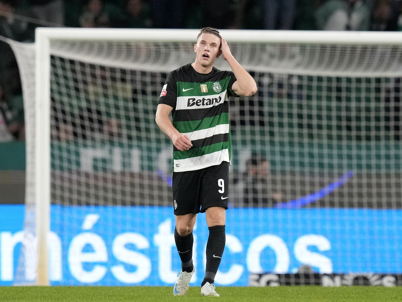 Švédsky útočník Viktor Gyokeres