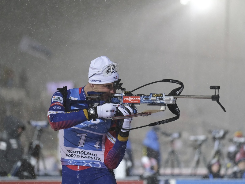 Francúzsky biatlonista Emilien Jacquelin