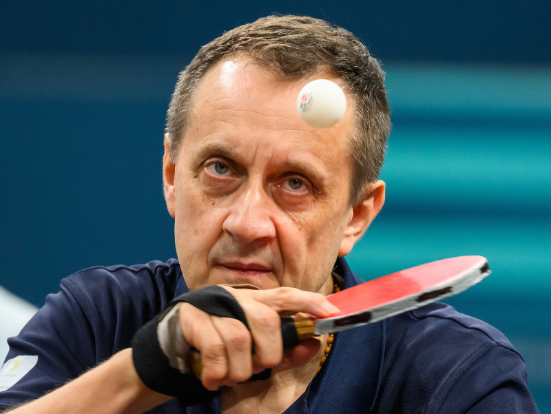 Na snímke slovenský reprezentant v parastolnom tenise Ján Riapoš
